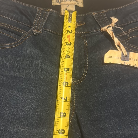 New Democracy Indigo Wash "Ab"solution® Straight Leg Jean size 4 - Picture 4 of 12